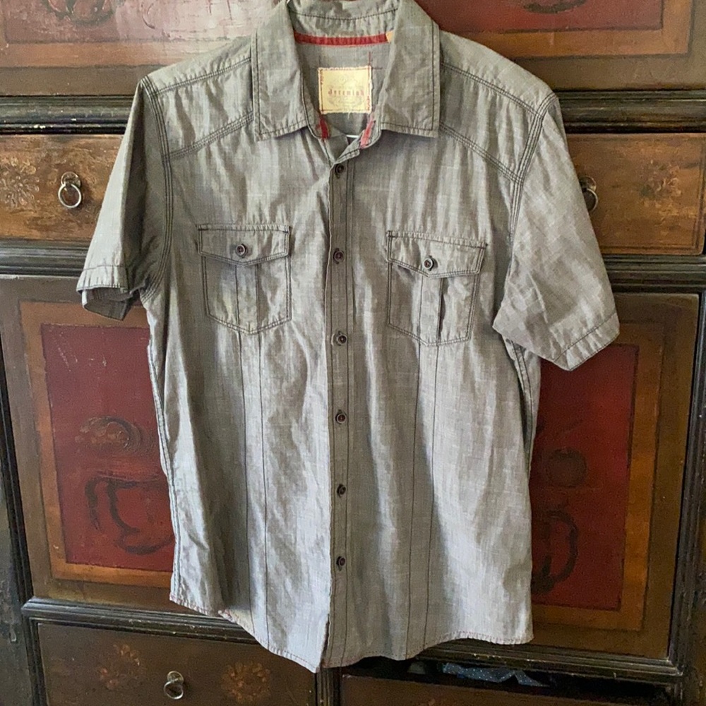 Back button up shirt